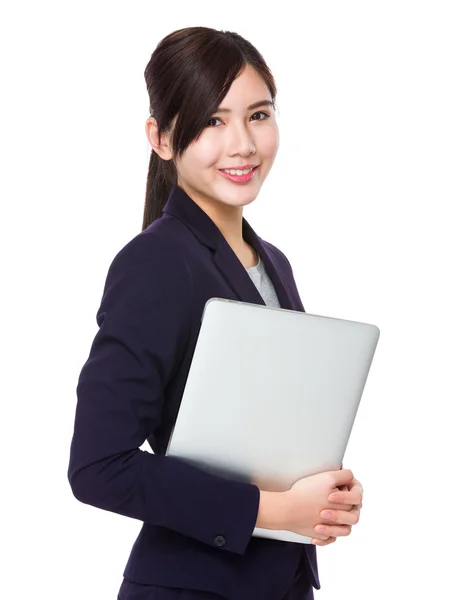 Asian young businesswoman in business suit — Stock Photo, Image