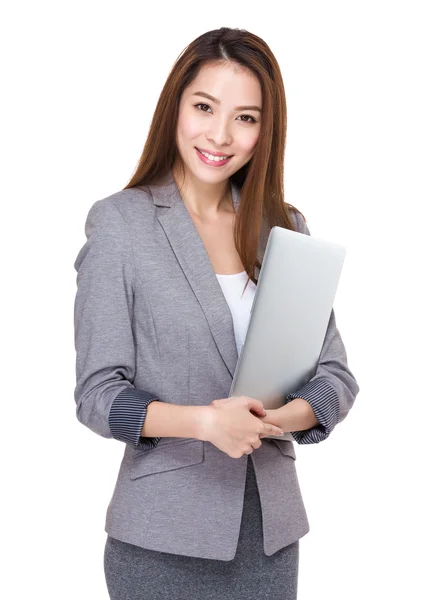 Asian young businesswoman in business suit — Stock Photo, Image