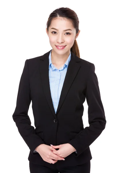 Asiatique jeune femme d'affaires en costume d'affaires — Photo