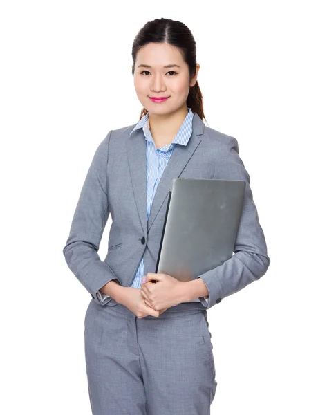 Asiática joven mujer de negocios en traje de negocios — Foto de Stock