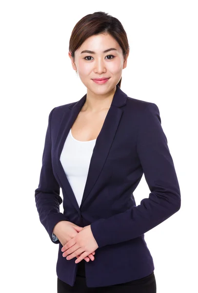 Wanita pengusaha muda Asia dalam setelan bisnis — Stok Foto