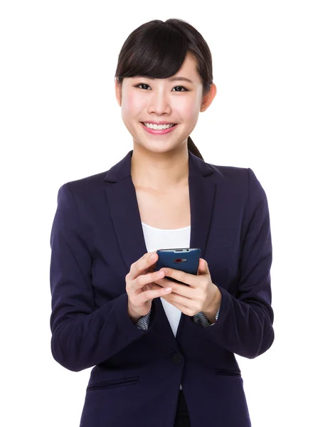 Young asian businesswoman in business suit — Stock Photo, Image