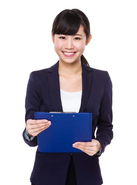 Young asian businesswoman in business suit — Stock Photo, Image