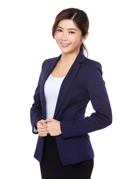 Asian businesswoman smiling — Stock Photo, Image