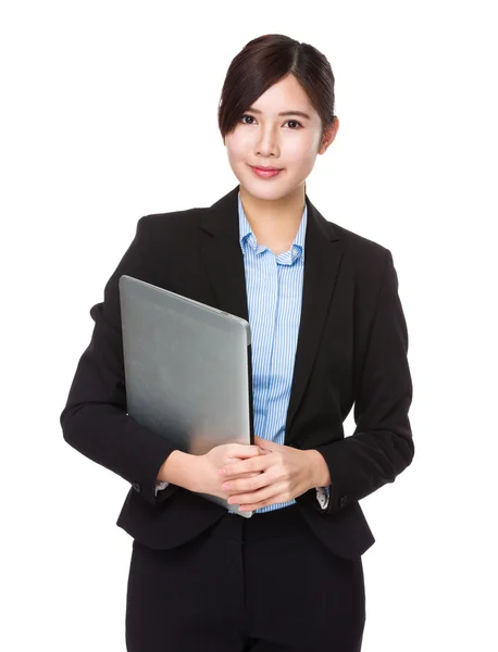 Asian young businesswoman in business suit — Stock Photo, Image