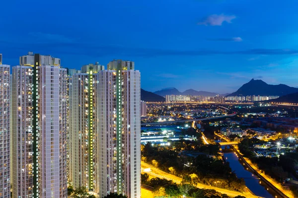 Hong Kong veřejné budovy — Stock fotografie