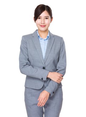 iş takım elbiseli genç Asyalı işkadını