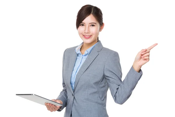 Young asian businesswoman in business suit — Stock Photo, Image