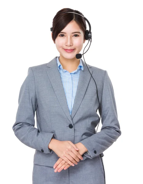 Customer services executive posing — Stock Photo, Image