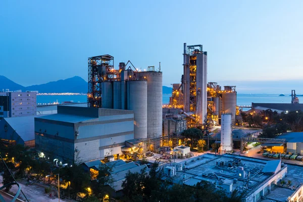 Planta industrial en Hong Kong — Foto de Stock