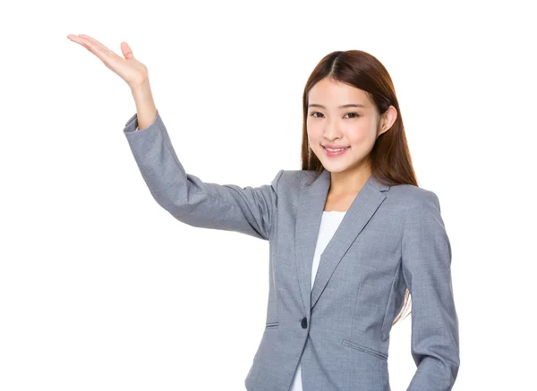 Asian young businesswoman in business suit — Stock Photo, Image