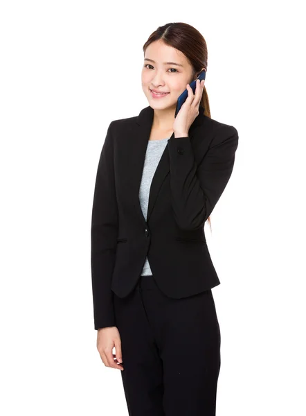 Asian young businesswoman in business suit — Stock Photo, Image