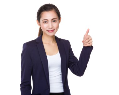 iş takım elbiseli genç Asyalı işkadını