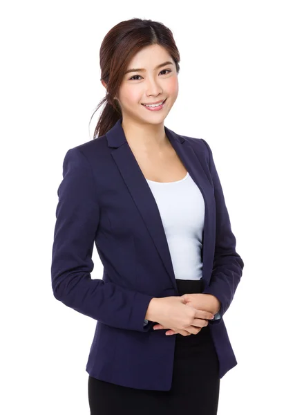 Young asian businesswoman in business suit — Stock Photo, Image