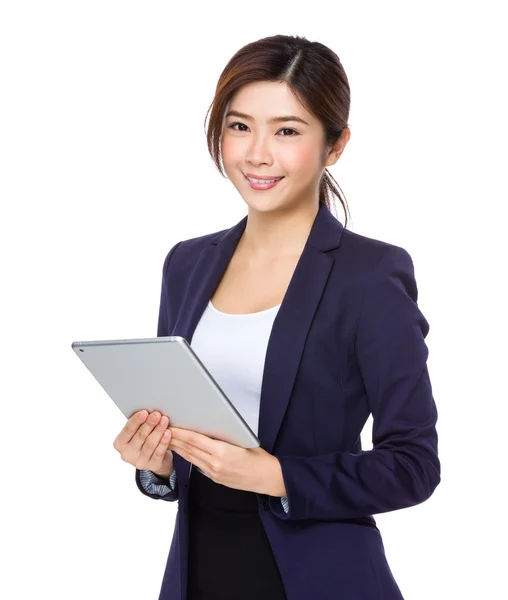 Joven asiática mujer de negocios traje — Foto de Stock