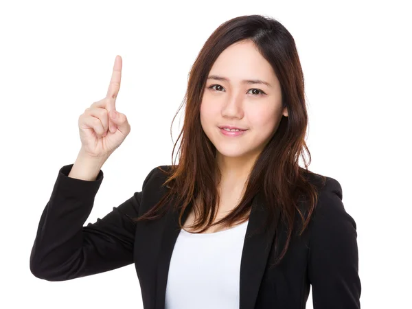 Young asian businesswoman in business suit — Stock Photo, Image