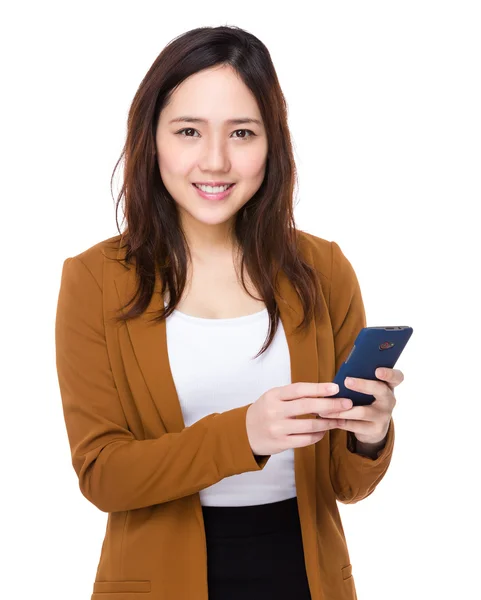 Young asian businesswoman in business suit — Stock Photo, Image