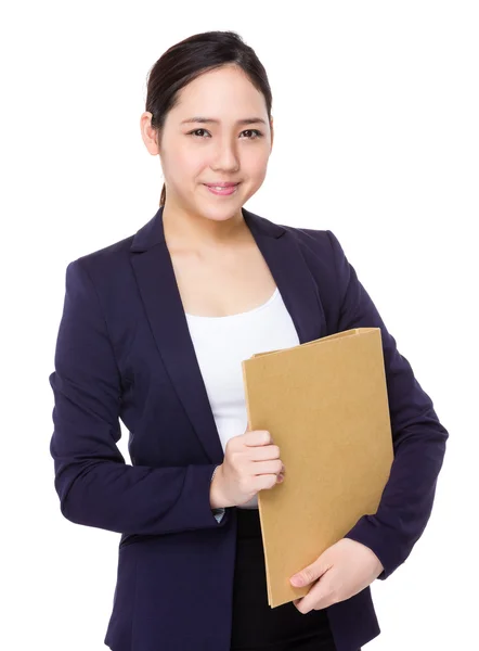 Joven asiática mujer de negocios traje — Foto de Stock