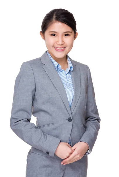 Junge asiatische Geschäftsfrau in Business-Anzug — Stockfoto