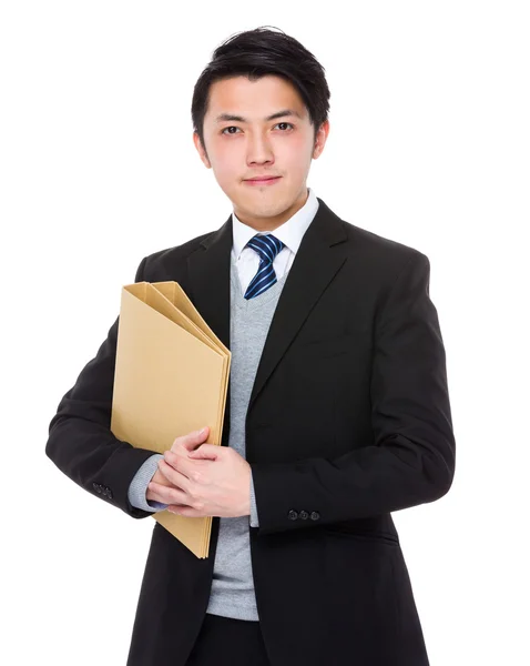 Young asian businessman in business suit — Stock Photo, Image