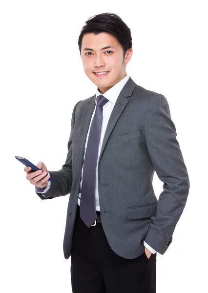 व्यवसाय सूट मध्ये युवा आशियाई व्यापारी — स्टॉक फोटो, इमेज