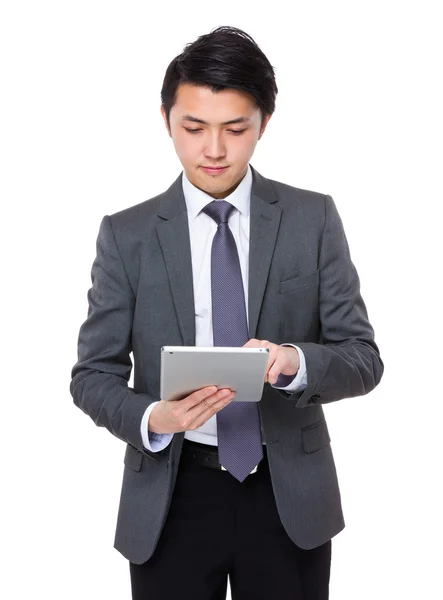 Young asian businessman in business suit — Stock Photo, Image