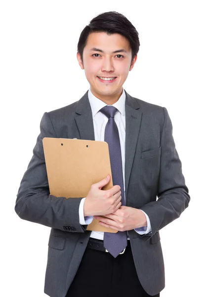 Junge asiatische Geschäftsmann in Business-Anzug — Stockfoto