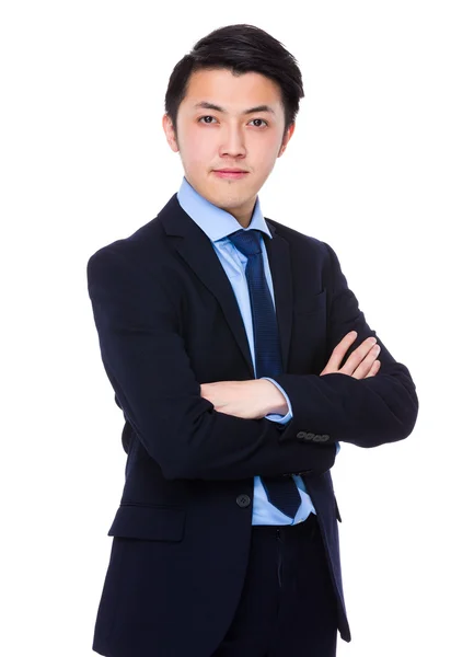 Junge asiatische Geschäftsmann in Business-Anzug — Stockfoto