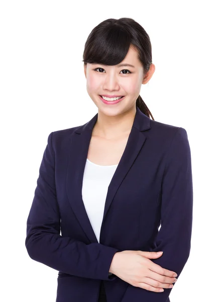 Young asian businesswoman in business suit — Stock Photo, Image