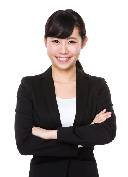 Young asian businesswoman in business suit — Stock Photo, Image