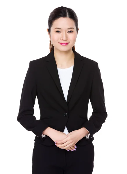 Jeune femme d'affaires asiatique en costume d'affaires — Photo