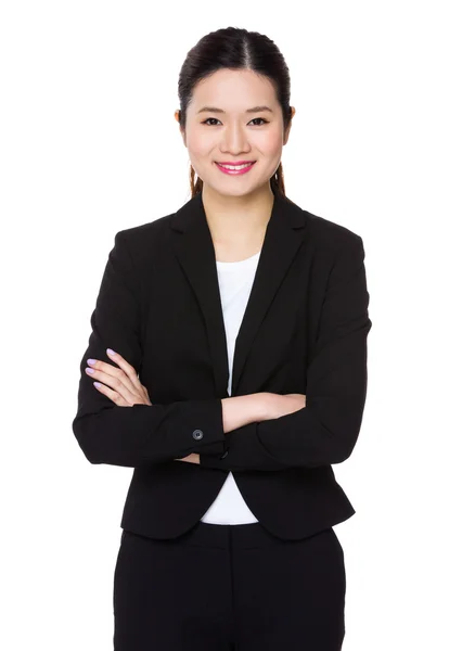 Young asian businesswoman in business suit — Stock Photo, Image