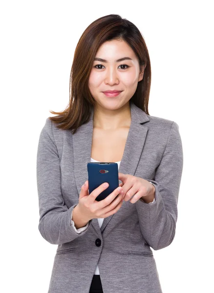 Young asian businesswoman in business suit — Stock Photo, Image