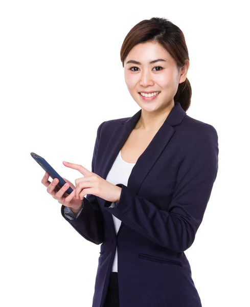 Young asian businesswoman in business suit — Stock Photo, Image