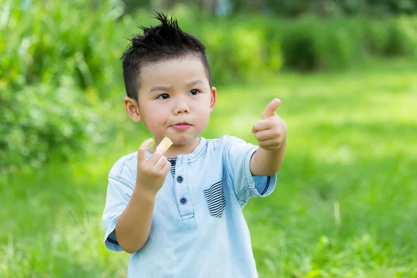 Cute Asian little boy — Stock Photo, Image