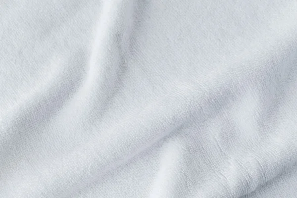 Wrinkles of the white towel — Stock Photo, Image