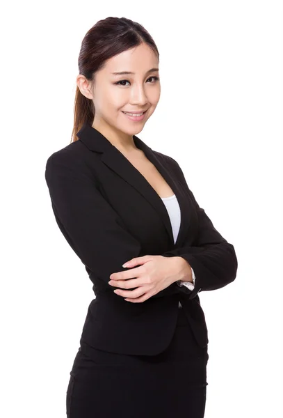 Young asian businesswoman in business suit — Stock Photo, Image