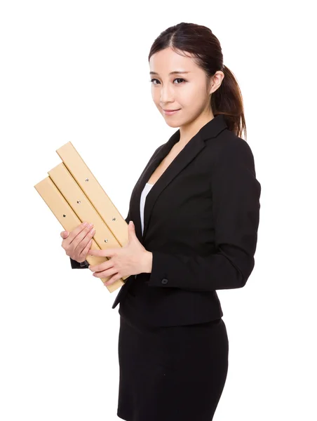 Young asian businesswoman in business suit — Stock Photo, Image