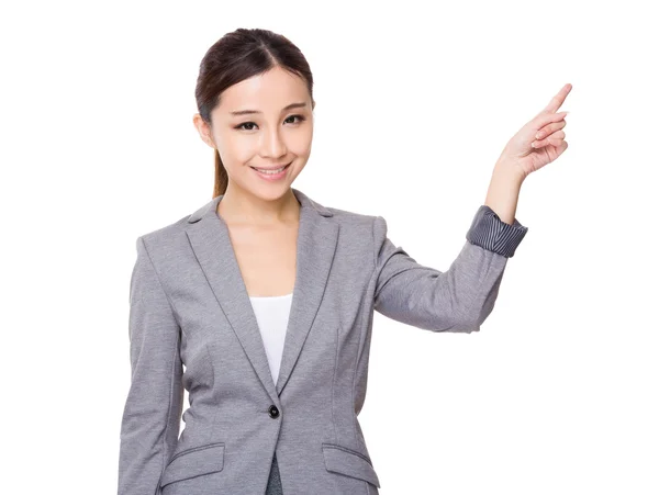 Young asian businesswoman in business suit — Stock Photo, Image