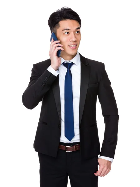 Handsome asian businessman in business suit — Stock Photo, Image