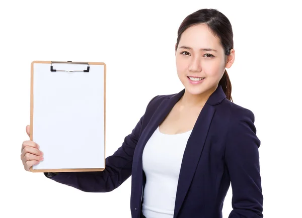 Joven asiática mujer de negocios traje — Foto de Stock