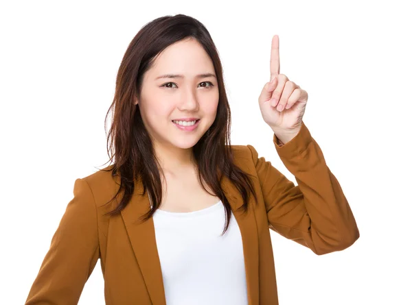 Joven asiática mujer de negocios traje — Foto de Stock