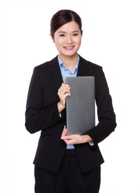 iş takım elbiseli genç Asyalı işkadını