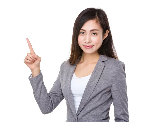 Joven asiática mujer de negocios traje — Foto de Stock