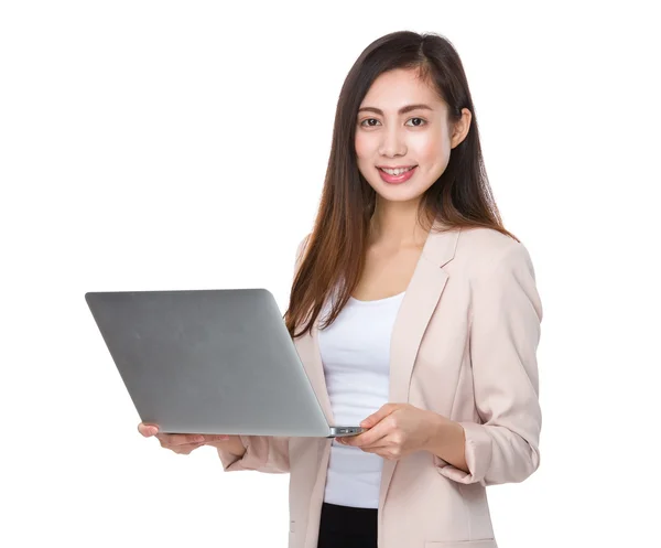 Young asian businesswoman in business suit — Stock Photo, Image