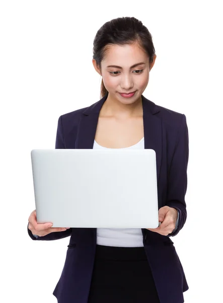 Young asian businesswoman in business suit — Stock Photo, Image