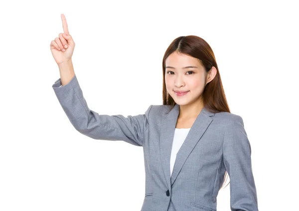 Junge asiatische Geschäftsfrau in Business-Anzug — Stockfoto