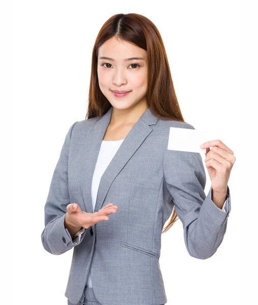 Young asian businesswoman in business suit — Stock Photo, Image