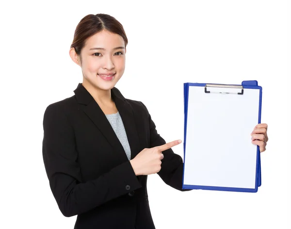 Joven asiática mujer de negocios traje — Foto de Stock