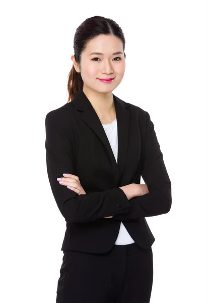 Young asian businesswoman in business suit — Stock Photo, Image